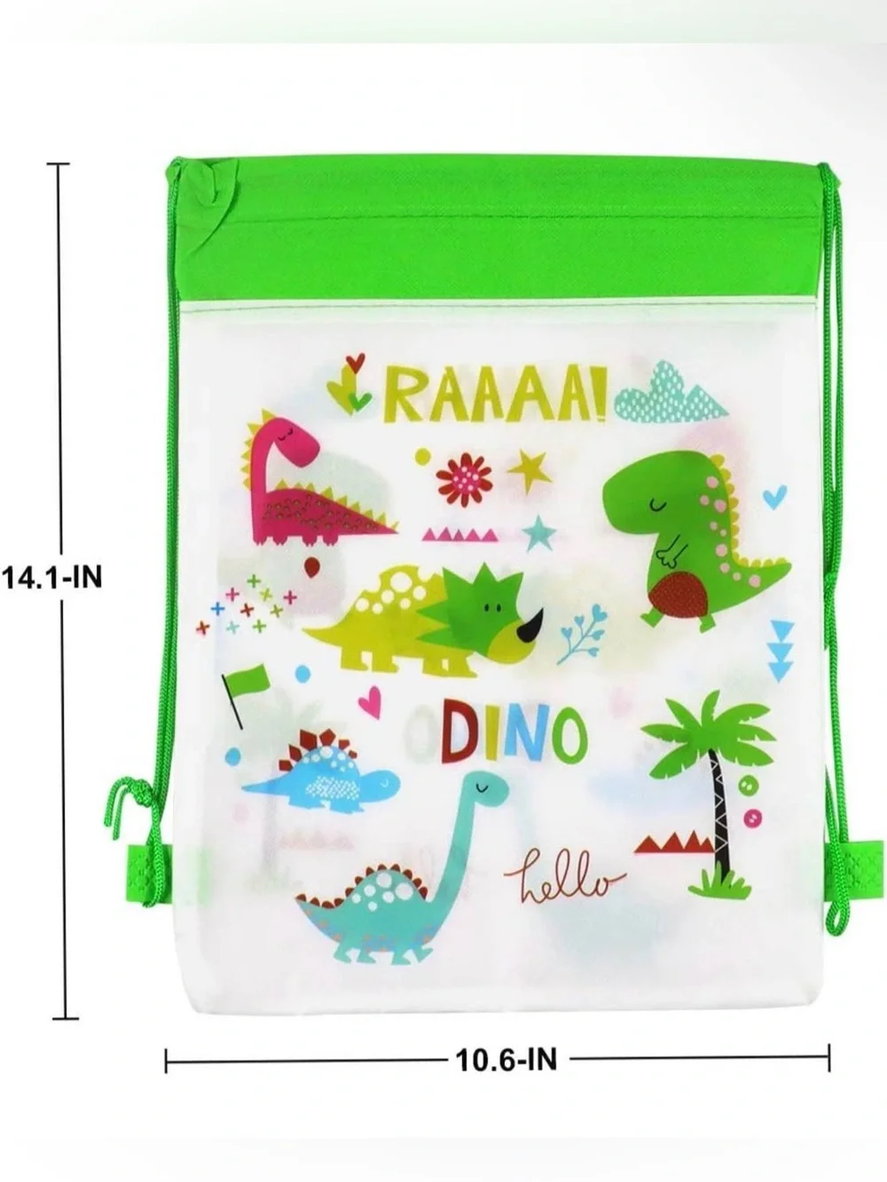 30 Dinosaur Drawstring Bags ALL NEW Perfect for kids, goodie bags